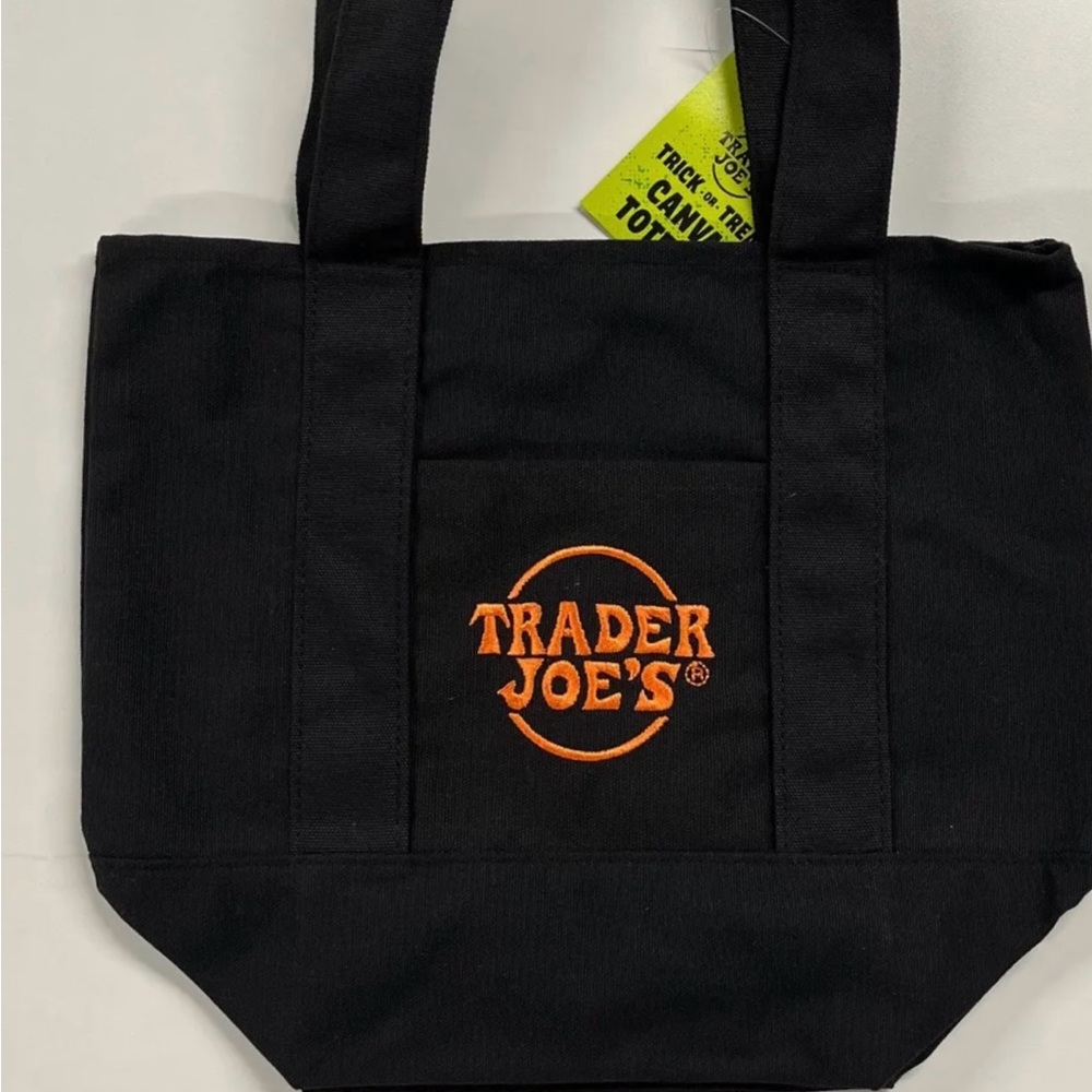 NWT Trader Joes Mini Halloween Tote Bags Bundle of Four - Picture 4 of 7